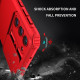 For Samsung Galaxy S23+ 5G Stereoscopic Holder Sliding Camshield Phone Case(Red)