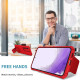 For Samsung Galaxy S23+ 5G Stereoscopic Holder Sliding Camshield Phone Case(Red)