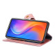 For Samsung Galaxy S23+ 5G Zipper Bag Leather Phone Case(Rose Gold)