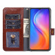 For Samsung Galaxy S23+ 5G Zipper Bag Leather Phone Case(Brown)