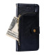 For Samsung Galaxy S23+ 5G Zipper Bag Leather Phone Case(Black)