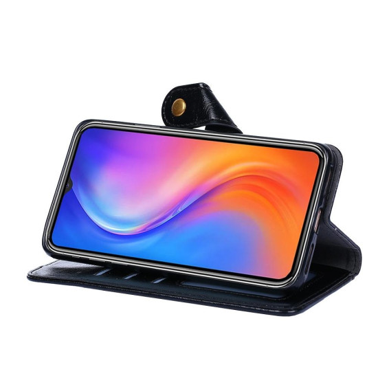 For Samsung Galaxy S23+ 5G Zipper Bag Leather Phone Case(Black)