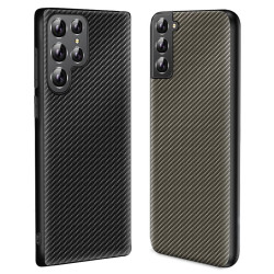 For Samsung Galaxy S23 5G Carbon Fiber Texture Printing Phone Case(Black)