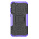 For Samsung Galaxy S23+ 5G Tire Texture TPU + PC Phone Case with Holder(Purple)