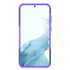For Samsung Galaxy S23+ 5G Tire Texture TPU + PC Phone Case with Holder(Purple)