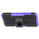 For Samsung Galaxy S23+ 5G Tire Texture TPU + PC Phone Case with Holder(Purple)