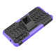 For Samsung Galaxy S23+ 5G Tire Texture TPU + PC Phone Case with Holder(Purple)