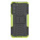 For Samsung Galaxy S23+ 5G Tire Texture TPU + PC Phone Case with Holder(Green)