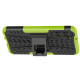 For Samsung Galaxy S23+ 5G Tire Texture TPU + PC Phone Case with Holder(Green)