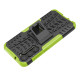 For Samsung Galaxy S23+ 5G Tire Texture TPU + PC Phone Case with Holder(Green)