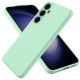 For Samsung Galaxy S24+ 5G Solid Color Liquid Silicone Dropproof Full Coverage Phone Case(Green)