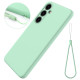 For Samsung Galaxy S24+ 5G Solid Color Liquid Silicone Dropproof Full Coverage Phone Case(Green)