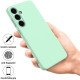 For Samsung Galaxy S24+ 5G Solid Color Liquid Silicone Dropproof Full Coverage Phone Case(Green)