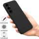 For Samsung Galaxy S24+ 5G Solid Color Liquid Silicone Dropproof Full Coverage Phone Case(Black)