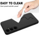 For Samsung Galaxy S24+ 5G Solid Color Liquid Silicone Dropproof Full Coverage Phone Case(Black)