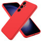 For Samsung Galaxy S24+ 5G Solid Color Liquid Silicone Dropproof Full Coverage Phone Case(Red)