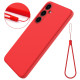 For Samsung Galaxy S24+ 5G Solid Color Liquid Silicone Dropproof Full Coverage Phone Case(Red)