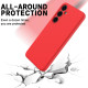 For Samsung Galaxy S24+ 5G Solid Color Liquid Silicone Dropproof Full Coverage Phone Case(Red)