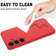 For Samsung Galaxy S24+ 5G Solid Color Liquid Silicone Dropproof Full Coverage Phone Case(Red)