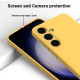 For Samsung Galaxy S24+ 5G Solid Color Liquid Silicone Dropproof Full Coverage Phone Case(Yellow)