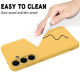 For Samsung Galaxy S24+ 5G Solid Color Liquid Silicone Dropproof Full Coverage Phone Case(Yellow)