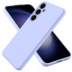 For Samsung Galaxy S24+ 5G Solid Color Liquid Silicone Dropproof Full Coverage Phone Case(Purple)