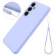 For Samsung Galaxy S24+ 5G Solid Color Liquid Silicone Dropproof Full Coverage Phone Case(Purple)