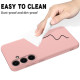 For Samsung Galaxy S24+ 5G Solid Color Liquid Silicone Dropproof Full Coverage Phone Case(Pink)