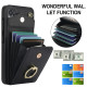 For Samsung Galaxy S24+ 5G Ring Holder RFID Card Slot Phone Case(Black)