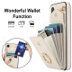 For Samsung Galaxy S24+ 5G Ring Holder RFID Card Slot Phone Case(Beige)
