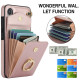 For Samsung Galaxy S24+ 5G Ring Holder RFID Card Slot Phone Case(Rose Gold)