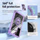 For Samsung Galaxy S23+ 5G TPU + PC Lens Protection Phone Case with Ring Holder(Purple)