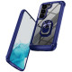 For Samsung Galaxy S23+ 5G TPU + PC Lens Protection Phone Case with Ring Holder(Blue)