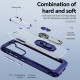 For Samsung Galaxy S23+ 5G TPU + PC Lens Protection Phone Case with Ring Holder(Blue)