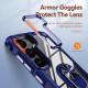 For Samsung Galaxy S23+ 5G TPU + PC Lens Protection Phone Case with Ring Holder(Blue)
