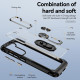 For Samsung Galaxy S23+ 5G TPU + PC Lens Protection Phone Case with Ring Holder(Black)