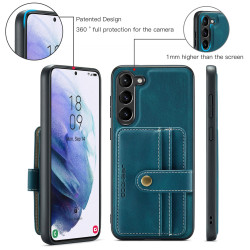 For Samsung Galaxy S24+ 5G JEEHOOD RFID Blocking Anti-Theft Magnetic Phone Case(Blue)