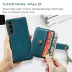 For Samsung Galaxy S24+ 5G JEEHOOD RFID Blocking Anti-Theft Magnetic Phone Case(Blue)