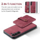 For Samsung Galaxy S24+ 5G JEEHOOD RFID Blocking Anti-Theft Magnetic Phone Case(Red)