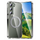 For Samsung Galaxy S23+ 5G Transparent Frosted MagSafe Phone Case