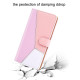 For Samsung Galaxy S23+ 5G Tricolor Stitching Flip Leather Phone Case(Pink)