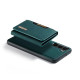 For Samsung Galaxy S23 5G DG.MING M2 Series 3-Fold Multi Card Bag + Phone Case(Green)