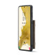 For Samsung Galaxy S23 5G DG.MING M2 Series 3-Fold Multi Card Bag + Phone Case(Coffee)