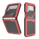 For Samsung Galaxy Z Flip4 RedPepper 360 Full Body Rugged Metal Life Waterproof Phone Case (Red)