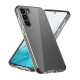For Samsung Galaxy S23+ 5G Two-color High-transparency TPU+TPE Phone Case(Transparent Black)