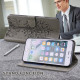 For Samsung Galaxy S23+ 5G Tree & Deer Pattern Pressed Printing Horizontal Flip Leather Phone Case(Grey)