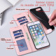 For Samsung Galaxy S23+ 5G Tree & Deer Pattern Pressed Printing Horizontal Flip Leather Phone Case(Pink)