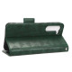 For Samsung Galaxy S23+ 5G Symmetrical Triangle Leather Phone Case(Green)