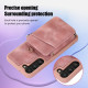 For Samsung Galaxy S23+ 5G Zipper Card Bag Back Cover Phone Case(Pink)