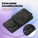 For Samsung Galaxy S23+ 5G Zipper Card Bag Back Cover Phone Case(Black)